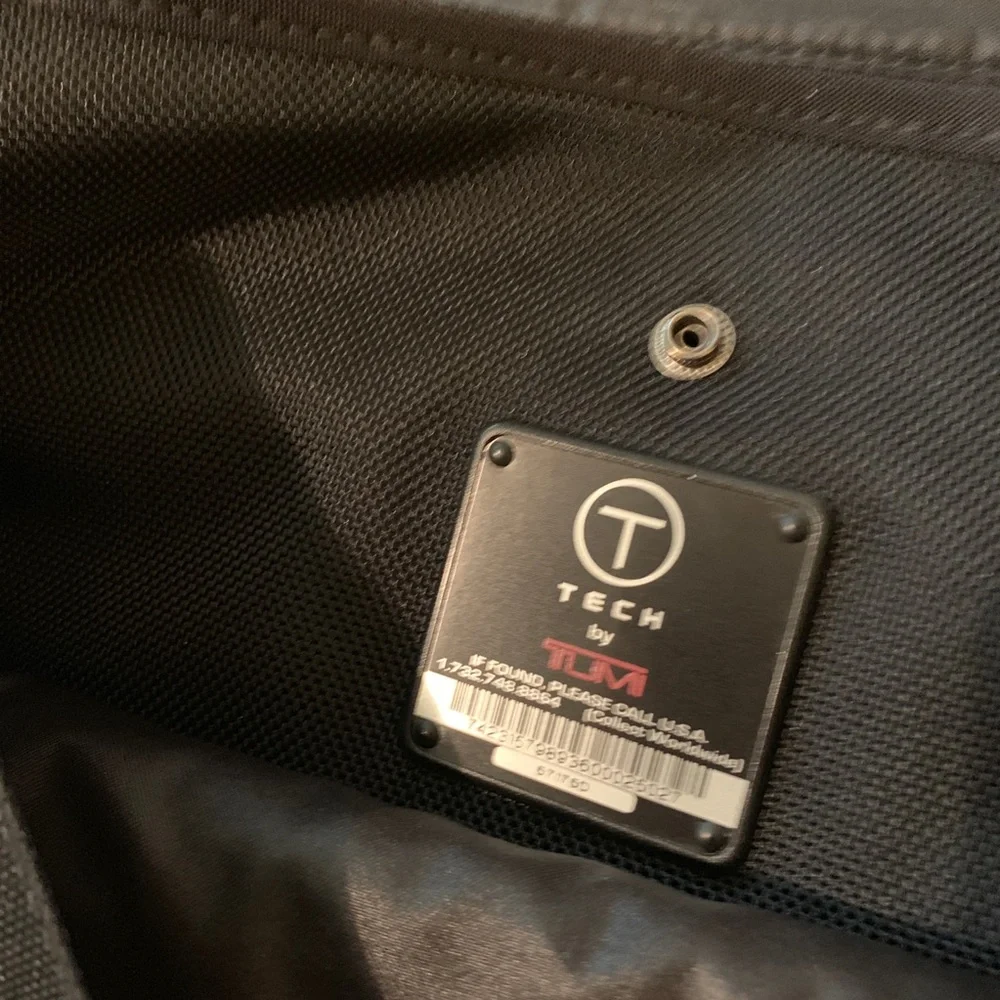 Tumi Black Messenger Bag